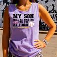 My Son Will Be Waiting For You At Home Baseball Mom Comfort Colors Tank Top Lagoon My Son Will Be Waiting For You At Home Baseball Mom Comfort Colors Tank Top Lagoon