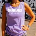 Spartans Baseball Inspired Comfort Colors Tank Top Lagoon Spartans Baseball Inspired Comfort Colors Tank Top Lagoon