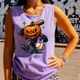 Spooky Halloween Scary Pumpkin Baseball Player Witchy Vibes Comfort Colors Tank Top Lagoon Spooky Halloween Scary Pumpkin Baseball Player Witchy Vibes Comfort Colors Tank Top Lagoon