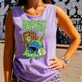 Spooky Zombie Respect The Drip Baseball Halloween Comfort Colors Tank Top Lagoon