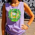 St Patrick Day Baseball Drip Ice Cream Baseball Home Plate Comfort Colors Tank Top Lagoon