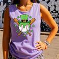 St Patricks Day Baseball Drip Ice Cream Baseball Home Plate Comfort Colors Tank Top Lagoon