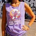 Steal That Base I Double Dare You Baseball Catcher Comfort Colors Tank Top Lagoon