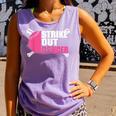 Strike Out Cancer Breast Cancer Awareness Baseball Warrior Comfort Colors Tank Top Lagoon Strike Out Cancer Breast Cancer Awareness Baseball Warrior Comfort Colors Tank Top Lagoon