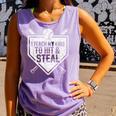 I Teach My Kids To Hit & Steal Baseball Player Coach Dad Tee Comfort Colors Tank Top Lagoon I Teach My Kids To Hit & Steal Baseball Player Coach Dad Tee Comfort Colors Tank Top Lagoon