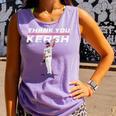 Thank You Kersh Clayton Kershaw Los Angeles Baseball MLBPA Comfort Colors Tank Top Lagoon