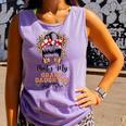 That's My Granddaughter Out There Baseball Mom Mother's Day Comfort Colors Tank Top Lagoon
