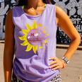 I Have Three Titles Baseball Mom Nurse And Caring Wife Mama Comfort Colors Tank Top Lagoon