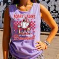 Valentine My Heart Belongs Baseball Lover Boy Men Comfort Colors Tank Top Lagoon