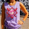 Valentines Day Baseball Boys Ice Cream Drip Heart Youth Kids Comfort Colors Tank Top Lagoon