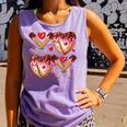Valentines Day Drip Heart Baseball XOXO Boys Kids Men Sport Comfort Colors Tank Top Lagoon