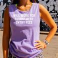 Will Work For Tournament Entry Fees – Travel Baseball Comfort Colors Tank Top Lagoon Will Work For Tournament Entry Fees – Travel Baseball Comfort Colors Tank Top Lagoon
