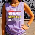 Women's Hit Hard Run Fast Turn Left Baseball Quote Fan Coach Comfort Colors Tank Top Lagoon Women's Hit Hard Run Fast Turn Left Baseball Quote Fan Coach Comfort Colors Tank Top Lagoon