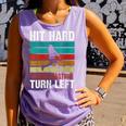 Women's Retro Hit Hard Run Fast Turn Left Baseball Lover Comfort Colors Tank Top Lagoon Women's Retro Hit Hard Run Fast Turn Left Baseball Lover Comfort Colors Tank Top Lagoon