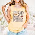 100 Days Of School Baseball 100th Day Of School Coquette Bow Comfort Colors Tank Top Grey