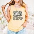 100 Days Of School Baseball Cap Boy School Teacher Comfort Colors Tank Top Grey