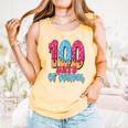 100 Days Of School Baseball Drip 100th Day Of School Comfort Colors Tank Top Grey