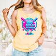 100 Days Of School Baseball Drip 100 Days For Boys And Kids Comfort Colors Tank Top Grey