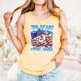 250 Years 1776 2026 250th Baseball American Flag 4th Of July Comfort Colors Tank Top Grey