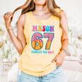 6 7 Mason Baseball Drip Number 67 Player Or 67th Birthday Comfort Colors Tank Top Grey 6 7 Mason Baseball Drip Number 67 Player Or 67th Birthday Comfort Colors Tank Top Grey