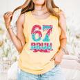 67 Ice Cream Drip Baseball For Men Women Kids Comfort Colors Tank Top Grey