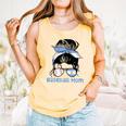 Argentina Baseball Mom Messy Bun Comfort Colors Tank Top Grey