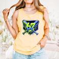 Awesome 67 Baseball Drip Effect Baseball 6-7 Meme Graphic Premium Tri-Blend Comfort Colors Tank Top Grey