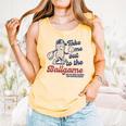 Take Me Out To The Ball Game Retro Peanuts Baseball Sports Comfort Colors Tank Top Grey