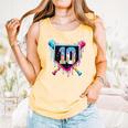Baseball 10 Year Old Boy Ice Cream Drip 10th Birthday Player Comfort Colors Tank Top Grey Baseball 10 Year Old Boy Ice Cream Drip 10th Birthday Player Comfort Colors Tank Top Grey