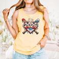 Baseball 2026 Ice Cream Drip Bats For Boys Birthday Graphic Comfort Colors Tank Top Grey