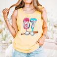 Baseball 67 Ice Cream Drip Six Seven Boys Comfort Colors Tank Top Grey Baseball 67 Ice Cream Drip Six Seven Boys Comfort Colors Tank Top Grey