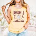 Baseball Athletic Social Club Baseball Mom Trendy Baseball Comfort Colors Tank Top Grey