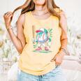 Baseball Character Cartoon Batter Drip Style Women Men Comfort Colors Tank Top Grey Baseball Character Cartoon Batter Drip Style Women Men Comfort Colors Tank Top Grey