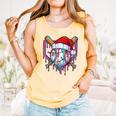 Baseball Christmas Santa Hat Baseball Christmas Drip Comfort Colors Tank Top Grey