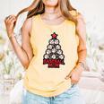 Baseball Christmas Tree Proud Baseball Mom Tee Comfort Colors Tank Top Grey