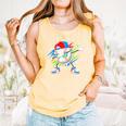 Baseball Dabbing Sports For Boys And Girls Game Day Comfort Colors Tank Top Grey Baseball Dabbing Sports For Boys And Girls Game Day Comfort Colors Tank Top Grey