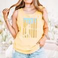 Baseball Drip Boys Dripping Ice Cream Baseball American Flag Comfort Colors Tank Top Grey