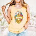 Baseball Drip For Boys Ice Cream Drip Youth Boys Catcher's Comfort Colors Tank Top Grey