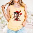 Baseball Drip Ice Cream Apparel Youth Boy Valentine Comfort Colors Tank Top Grey