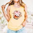 Baseball Drip Ice Cream Coquette Pink Bow Baseball Player Comfort Colors Tank Top Grey