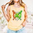 Baseball Drip Ice Cream St Patricks Day Shamrock Comfort Colors Tank Top Grey Baseball Drip Ice Cream St Patricks Day Shamrock Comfort Colors Tank Top Grey