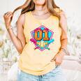 Baseball Drip Jersey Number 1 For Players & 1th Birthday Comfort Colors Tank Top Grey