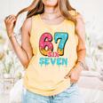 Baseball Drip Number 67 Player Trendy 6 7 Meme Comfort Colors Tank Top Grey Baseball Drip Number 67 Player Trendy 6 7 Meme Comfort Colors Tank Top Grey