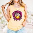 Baseball Drip Pink Glove Respect The Drip Youth Boys Girls Comfort Colors Tank Top Grey