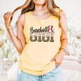 Baseball Gigi Women BallPark Gigi Baseball Mom Mother's Day Comfort Colors Tank Top Grey