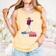 Make Baseball Great Again Donald Trump Baseball Comfort Colors Tank Top Grey