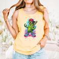 Baseball Ice Cream Drip Boys And Girls Batter Game Day Comfort Colors Tank Top Grey