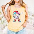 Baseball Ice Cream Drip Dabbing Sports Sprinkles For Boys Comfort Colors Tank Top Grey