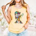 Baseball Ice Cream Dripping Dabbing Baseball Drip Comfort Colors Tank Top Grey