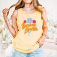 Baseball Lifestyle Home Plate Ice Cream Drip Men Boys Kids Comfort Colors Tank Top Grey